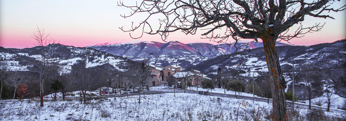 paesaggio invernale Perugia