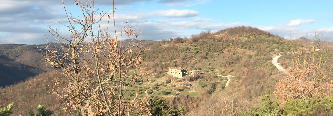 Panorama Podere Vallescura perugia