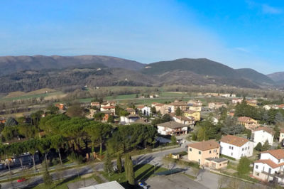 Solfagnano vista dall'alto perugia