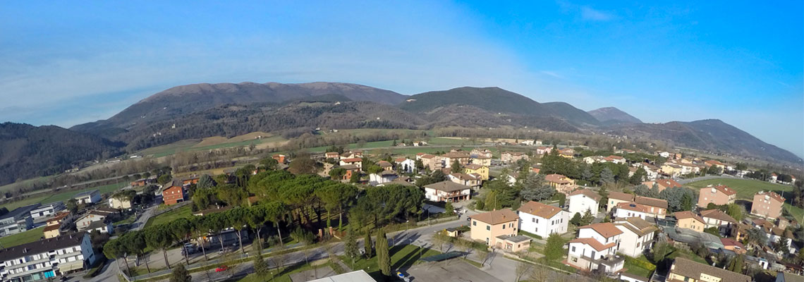 Solfagnano vista dall'alto perugia