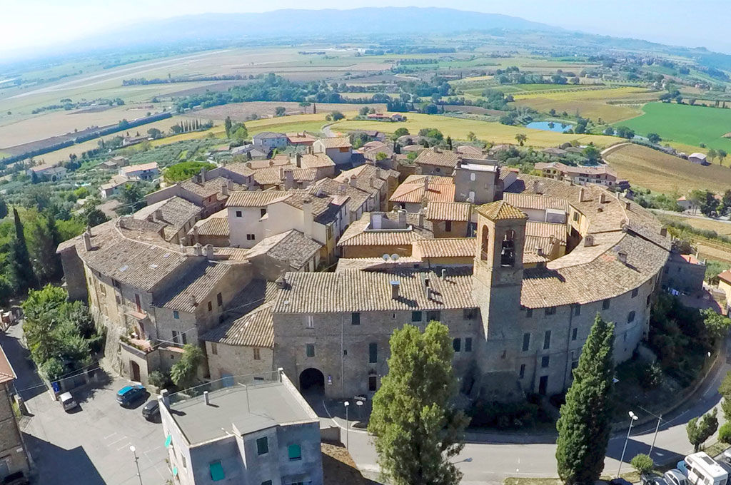 Veduta dall'alto di Ripa Perugia