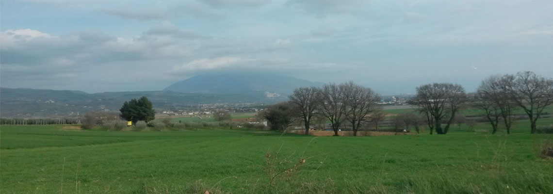 Veduta di Assisi da Sant'Egidio