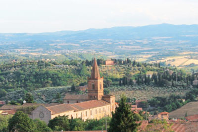Veduta del campanile di Santa Giuliana Perugia