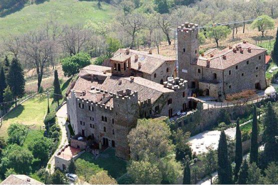 Castello di Giomici dall'alto