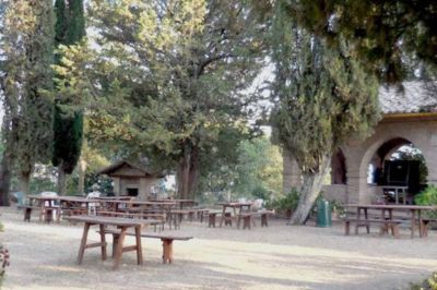 Piccolo giardino al castello di Giomici