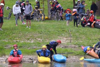 Canoa discesa del Tevere