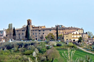 Veduta del borgo di Ripa Perugia