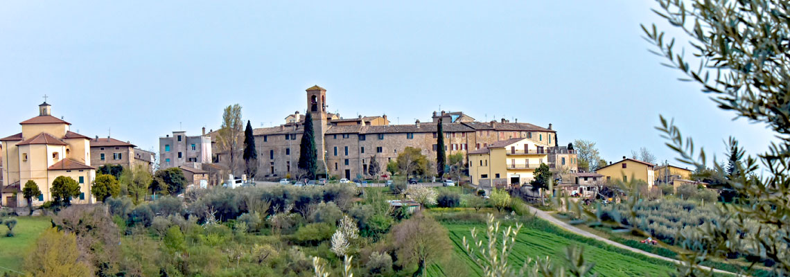 Veduta del borgo di Ripa Perugia