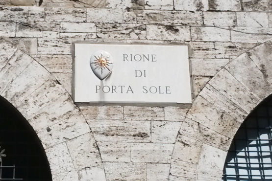 Targa Rione Porta Sole Perugia