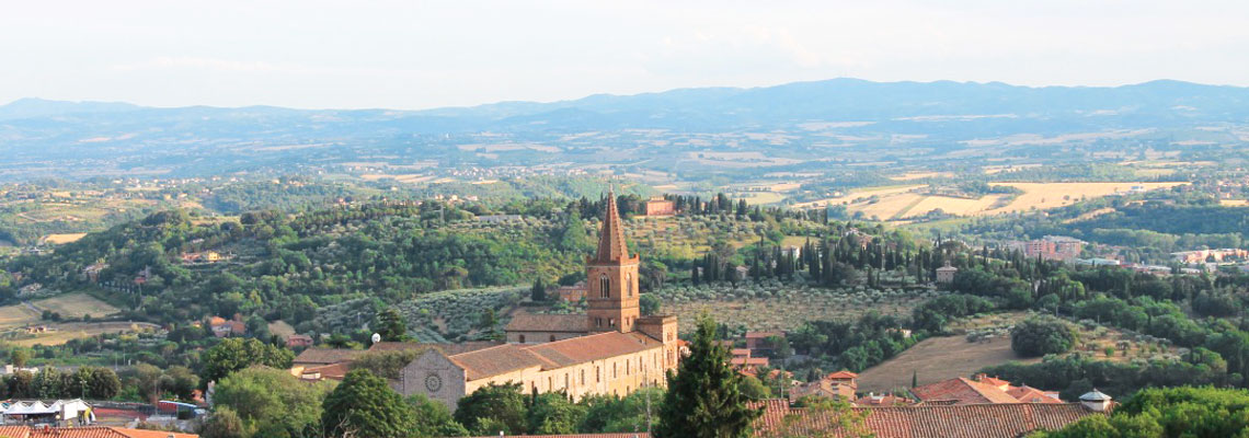 Veduta del campanile di Santa Giuliana Perugia