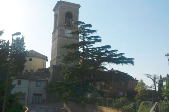 Campanile della chiesa di San Bartolomeo Torgiano