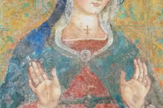 Madonna con croce patente al Tempio di Sant'Angelo Perugia